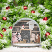 Cute Farm Animals Digital Pregnancy Announcement  (クリスマス)