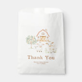 Cute Farm Barn Baby Shower  フェイバーバッグ (正面)