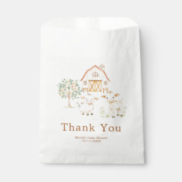 Cute Farm Barn Baby Shower  フェイバーバッグ