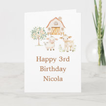 Cute Farm Barn Cows Birthday Party