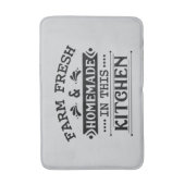 Cute Farm fresh homemade kitchen バスマット (正面縦)