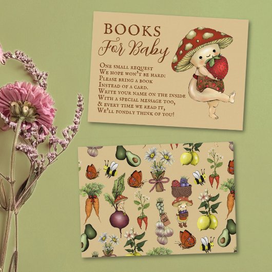 Cute Farmers Market Books for Baby Shower Request エンクロージャーカード