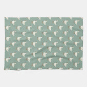 Cute Farmhouse Style Ducks Kitchen Towel キッチンタオル (横)