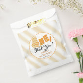 Cute Fat Orange Cat 1st Birthday フェイバーバッグ (封をした状態)