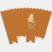 Cute Fat Orange Cat Baby Shower フェイバーボックス (見開き)