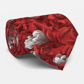 Cute Fathers Day Gardenias Flower ネクタイ (ロール)