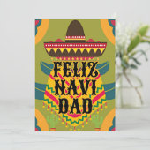 Cute feliz navidad christmas シーズンカード (スタンド正面)