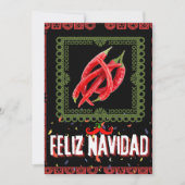 Cute feliz navidad christmas シーズンカード (正面)