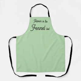 Cute Fennel Taste Test Spice Pun エプロン