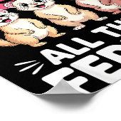 Cute Ferret Design For Men Women Kids Animal Ferre ポスター (角)