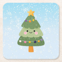 Cute Festive Holiday Christmas Tree