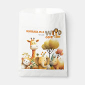 Cute Festive Safari Animals WILD ONE 1st Birthday  フェイバーバッグ (正面)