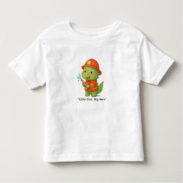 Cute Firefighter Dinosaur – Dino Jobs トドラーTシャツ
