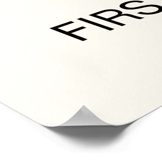 Cute First Birthday with Boho Style Onederful ポスター (角)