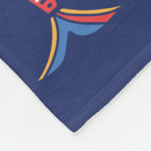 Cute fish. Kids background. Seamless pattern フリースブランケット (角)