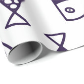 Cute fish. Kids background. Seamless pattern. Can ラッピングペーパー (ロールコーナー)