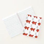 Cute Fish Spiral Notebook Goldfish Journal ノートブック (内部)