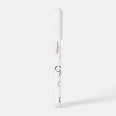 Cute Flamingo  iPhoneケース (右側面)