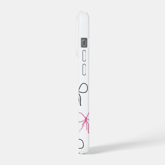 Cute Flamingo  iPhoneケース (左側面)