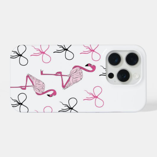 Cute Flamingo  iPhoneケース (裏面横)