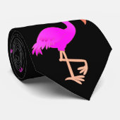 Cute Flamingos - Happy ネクタイ (ロール)