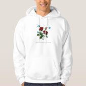 “Cute Floral Cozy Hoodie” パーカ (正面)
