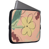 Cute Floral Design Laptop Case ラップトップスリーブ (正面右)