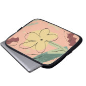 Cute Floral Design Laptop Case ラップトップスリーブ (正面下部)