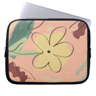 Cute Floral Design Laptop Case ラップトップスリーブ