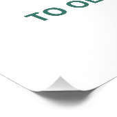 Cute Floral Dog Puppy Baby Boys Birthday Welcome ポスター (コーナー)