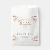 Cute Floral Jellyfish Baby Shower フェイバーバッグ (正面)