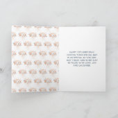 Cute Floral Jellyfish Birthday Party カード (内部)