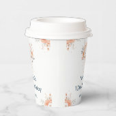 Cute Floral Jellyfish Birthday Party 紙コップ (右)