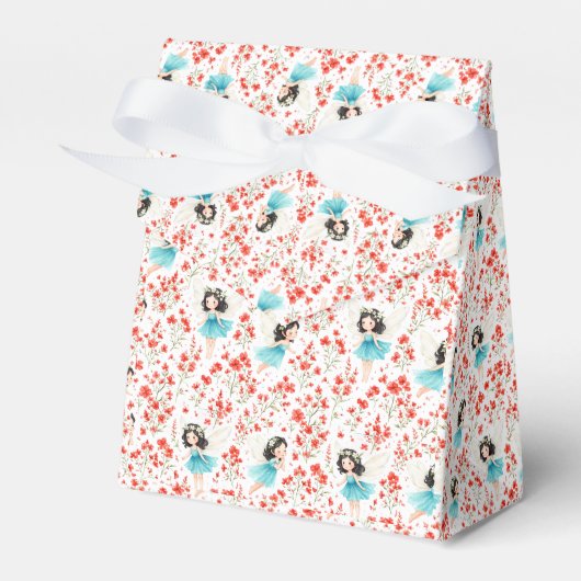 Cute Floral Kids Favor Box  フェイバーボックス (正面サイド)