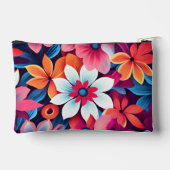 Cute Floral Pattern Accessory Pouch アクセサリーポーチ (裏面)