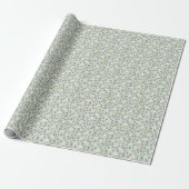 Cute Floral Pattern Wrapping Paper Roll ラッピングペーパー (アンロールド)