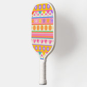 Cute Floral Pickleball Paddle ピックルボールラケット (左)