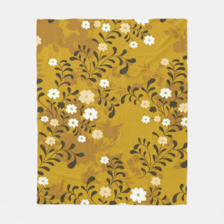 Cute floral seamless pattern on musterabstract,art フリースブランケット