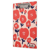 Cute Floral Seamless Pattern – Red Spring Flowers  クリップボード (左)
