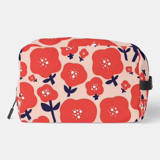 Cute Floral Seamless Pattern – Red Spring Flowers  ドップキット (裏面)