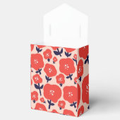 Cute Floral Seamless Pattern – Red Spring Flowers  フェイバーボックス (オープン)