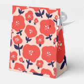 Cute Floral Seamless Pattern – Red Spring Flowers  フェイバーボックス (裏面サイド)