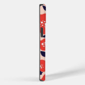 Cute Floral Seamless Pattern – Red Spring Flowers Case-Mate iPhoneケース (裏面 / 右)