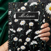 Cute Floral Spring Daisy Personalized ノートブック