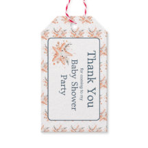 Cute Floral Starfish Baby Shower