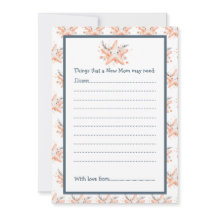 Cute Floral Starfish Baby Shower