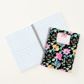 Cute Floral Watercolor Notebook Cover  ノートブック (内部)