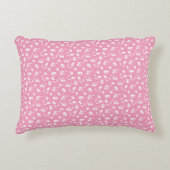Cute Flower Bud Pink Accent Pillow アクセントクッション (正面)