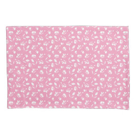 Cute Flower Bud Pink Pillow Case 枕カバー