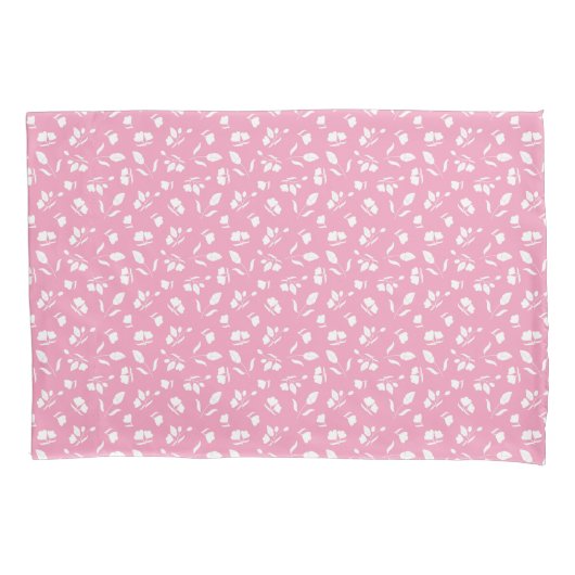 Cute Flower Bud Pink Pillow Case 枕カバー (正面)